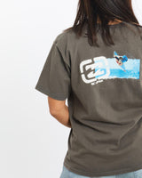 Vintage, Billabong, Surf, Tee, The Real Deal, size double extra small, colour Brown, newtown, sydney, australia, thrift store, opshop, preloved, secondhand, sustainable, retro, antique, 70s, 80s, 90s, 2000s, 00s, fashion, clothing, streetwear, trendy, garment, style, boutique, store, shop, archive, sale, cheap, best, top, T-Shirts