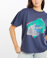 Vintage, 90s, Wilson, Golf, Tee, The Real Deal, size medium, colour Blue, newtown, sydney, australia, thrift store, opshop, preloved, secondhand, sustainable, retro, antique, 70s, 80s, 90s, 2000s, 00s, fashion, clothing, streetwear, trendy, garment, style, boutique, store, shop, archive, sale, cheap, best, top, T-Shirts