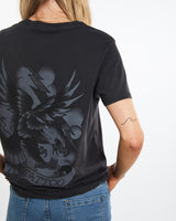 Vintage, Ed, Hardy, Tee, The Real Deal, size small, colour Black, newtown, sydney, australia, thrift store, opshop, preloved, secondhand, sustainable, retro, antique, 70s, 80s, 90s, 2000s, 00s, fashion, clothing, streetwear, trendy, garment, style, boutique, store, shop, archive, sale, cheap, best, top, T-Shirts