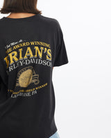 Vintage, Harley, Davidson, Tee, The Real Deal, size small, colour Black, newtown, sydney, australia, thrift store, opshop, preloved, secondhand, sustainable, retro, antique, 70s, 80s, 90s, 2000s, 00s, fashion, clothing, streetwear, trendy, garment, style, boutique, store, shop, archive, sale, cheap, best, top, T-Shirts