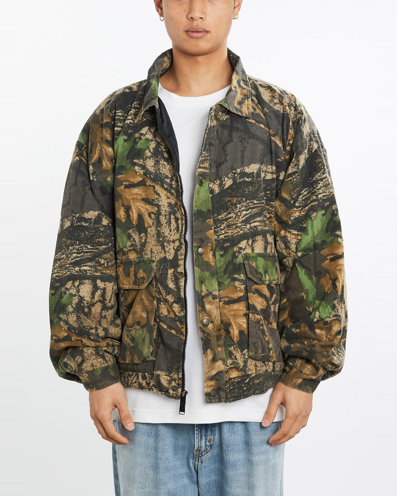 Vintage, 90s, North, West, Teritory, Realtree, Camo, Jacket, The Real Deal, size large, colour Multicolour, newtown, sydney, australia, thrift store, opshop, preloved, secondhand, sustainable, retro, antique, 70s, 80s, 90s, 2000s, 00s, fashion, clothing, streetwear, trendy, garment, style, boutique, store, shop, archive, sale, cheap, best, top, Jackets