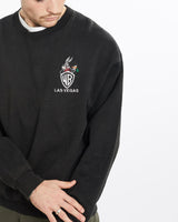 Vintage, 1991, Looney, Tunes, Bugs, Bunny, Sweatshirt, The Real Deal, size extra large, colour Black, newtown, sydney, australia, thrift store, opshop, preloved, secondhand, sustainable, retro, antique, 70s, 80s, 90s, 2000s, 00s, fashion, clothing, streetwear, trendy, garment, style, boutique, store, shop, archive, sale, cheap, best, top, Sweats and hoodies