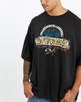 Vintage, 1994, Harley, Davidson, Sturgis, Motorcycle, Rally, Tee, The Real Deal, size extra large, colour Black, newtown, sydney, australia, thrift store, opshop, preloved, secondhand, sustainable, retro, antique, 70s, 80s, 90s, 2000s, 00s, fashion, clothing, streetwear, trendy, garment, style, boutique, store, shop, archive, sale, cheap, best, top, T-Shirts