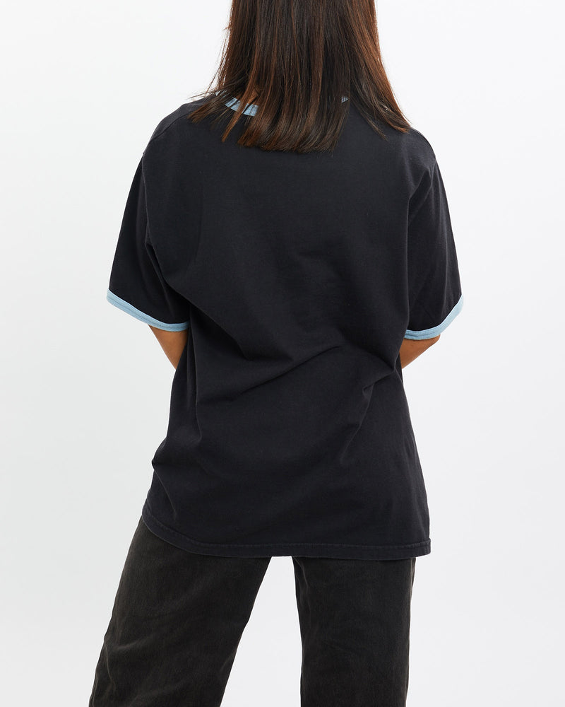 Vintage, Nike, Sportswear, Tee, The Real Deal, size extra small, colour Black, newtown, sydney, australia, thrift store, opshop, preloved, secondhand, sustainable, retro, antique, 70s, 80s, 90s, 2000s, 00s, fashion, clothing, streetwear, trendy, garment, style, boutique, store, shop, archive, sale, cheap, best, top, T-Shirts