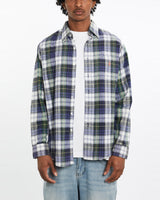 Vintage, 90s, Polo, Ralph, Lauren, Flannelette, Button, Up, Shirt, The Real Deal, size large, colour Multicolour, newtown, sydney, australia, thrift store, opshop, preloved, secondhand, sustainable, retro, antique, 70s, 80s, 90s, 2000s, 00s, fashion, clothing, streetwear, trendy, garment, style, boutique, store, shop, archive, sale, cheap, best, top, Shirts