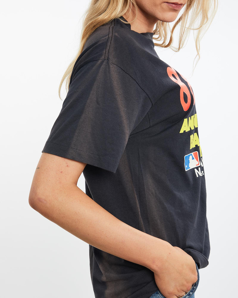 Vintage, 1989, MLB, Baseball, Convention, Tee, The Real Deal, size medium, colour Black, newtown, sydney, australia, thrift store, opshop, preloved, secondhand, sustainable, retro, antique, 70s, 80s, 90s, 2000s, 00s, fashion, clothing, streetwear, trendy, garment, style, boutique, store, shop, archive, sale, cheap, best, top, T-Shirts