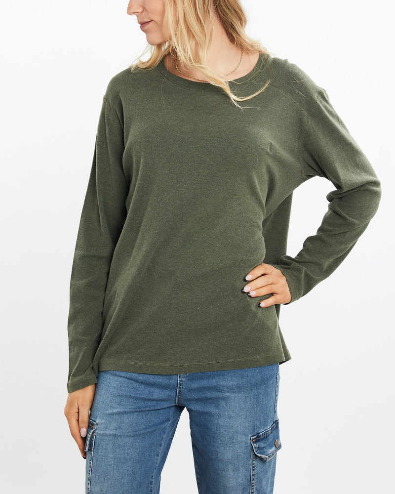 Vintage, 90s, Polo, Ralph, Lauren, Long, Sleeve, Tee, The Real Deal, size medium, colour Green, newtown, sydney, australia, thrift store, opshop, preloved, secondhand, sustainable, retro, antique, 70s, 80s, 90s, 2000s, 00s, fashion, clothing, streetwear, trendy, garment, style, boutique, store, shop, archive, sale, cheap, best, top, T-Shirts