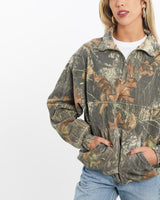 Vintage, 90s, Realtree, Camo, Quarter, Zip, Sweatshirt, The Real Deal, size small, colour Green, newtown, sydney, australia, thrift store, opshop, preloved, secondhand, sustainable, retro, antique, 70s, 80s, 90s, 2000s, 00s, fashion, clothing, streetwear, trendy, garment, style, boutique, store, shop, archive, sale, cheap, best, top, Sweats and hoodies