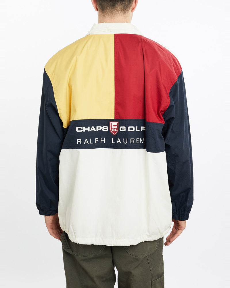 Vintage, 90s, Chaps, Ralph, Lauren, Golf, Windbreaker, Jacket, The Real Deal, size extra large, colour Multicolour, newtown, sydney, australia, thrift store, opshop, preloved, secondhand, sustainable, retro, antique, 70s, 80s, 90s, 2000s, 00s, fashion, clothing, streetwear, trendy, garment, style, boutique, store, shop, archive, sale, cheap, best, top, Jackets