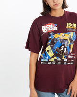 Vintage, MotoGP, Racing, Tee, The Real Deal, size small, colour Burgundy, newtown, sydney, australia, thrift store, opshop, preloved, secondhand, sustainable, retro, antique, 70s, 80s, 90s, 2000s, 00s, fashion, clothing, streetwear, trendy, garment, style, boutique, store, shop, archive, sale, cheap, best, top, T-Shirts