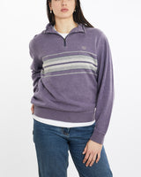 Vintage, Chaps, Ralph, Lauren, Quarter, Zip, Sweater, The Real Deal, size medium, colour Purple, newtown, sydney, australia, thrift store, opshop, preloved, secondhand, sustainable, retro, antique, 70s, 80s, 90s, 2000s, 00s, fashion, clothing, streetwear, trendy, garment, style, boutique, store, shop, archive, sale, cheap, best, top, Sweats and hoodies