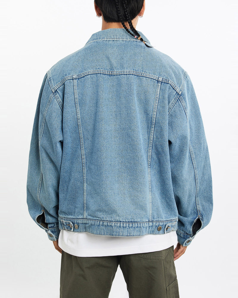 Vintage, Wrangler, Blanket, Lined, Denim, Jacket, The Real Deal, size extra large, colour Blue, newtown, sydney, australia, thrift store, opshop, preloved, secondhand, sustainable, retro, antique, 70s, 80s, 90s, 2000s, 00s, fashion, clothing, streetwear, trendy, garment, style, boutique, store, shop, archive, sale, cheap, best, top, Jackets