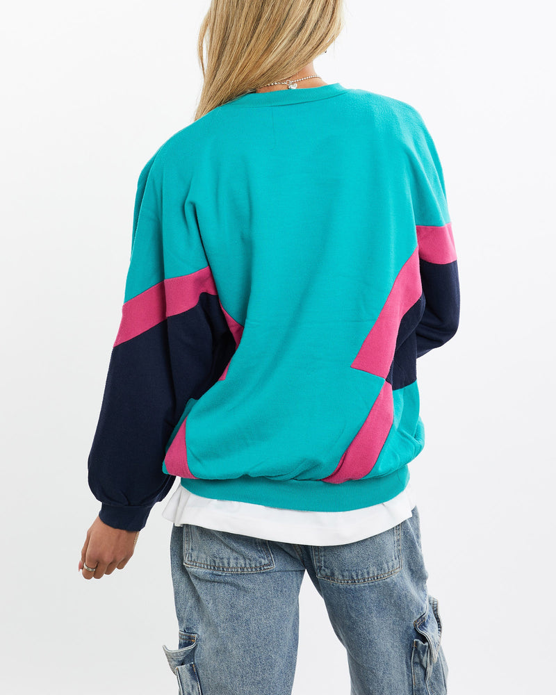 Vintage, 80s, Adidas, Sweatshirt, The Real Deal, size small, colour Blue, newtown, sydney, australia, thrift store, opshop, preloved, secondhand, sustainable, retro, antique, 70s, 80s, 90s, 2000s, 00s, fashion, clothing, streetwear, trendy, garment, style, boutique, store, shop, archive, sale, cheap, best, top, Sweats and hoodies