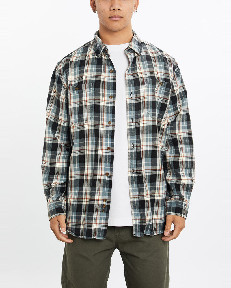 Vintage, Carhartt, Flannelette, Button, Up, Shirt, The Real Deal, size large, colour Multicolour, newtown, sydney, australia, thrift store, opshop, preloved, secondhand, sustainable, retro, antique, 70s, 80s, 90s, 2000s, 00s, fashion, clothing, streetwear, trendy, garment, style, boutique, store, shop, archive, sale, cheap, best, top, Shirts