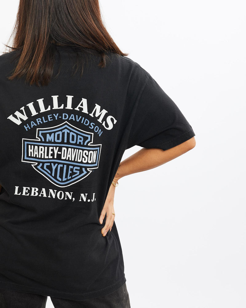 Vintage, Harley, Davidson, Tee, The Real Deal, size extra small, colour Red, newtown, sydney, australia, thrift store, opshop, preloved, secondhand, sustainable, retro, antique, 70s, 80s, 90s, 2000s, 00s, fashion, clothing, streetwear, trendy, garment, style, boutique, store, shop, archive, sale, cheap, best, top, T-Shirts