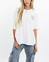 Vintage, 90s, Four, Queens, Casino, Las, Vegas', Tee, The Real Deal, size medium, colour White, newtown, sydney, australia, thrift store, opshop, preloved, secondhand, sustainable, retro, antique, 70s, 80s, 90s, 2000s, 00s, fashion, clothing, streetwear, trendy, garment, style, boutique, store, shop, archive, sale, cheap, best, top, T-Shirts