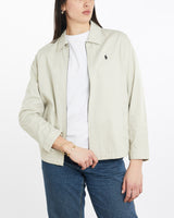 Vintage, 90s, Polo, Ralph, Lauren, Harrington, Jacket, The Real Deal, size medium, colour Beige, newtown, sydney, australia, thrift store, opshop, preloved, secondhand, sustainable, retro, antique, 70s, 80s, 90s, 2000s, 00s, fashion, clothing, streetwear, trendy, garment, style, boutique, store, shop, archive, sale, cheap, best, top, Jackets