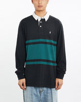 Vintage, 90s, Polo, Ralph, Lauren, Rugby, Shirt, The Real Deal, size large, colour Black, newtown, sydney, australia, thrift store, opshop, preloved, secondhand, sustainable, retro, antique, 70s, 80s, 90s, 2000s, 00s, fashion, clothing, streetwear, trendy, garment, style, boutique, store, shop, archive, sale, cheap, best, top, Shirts