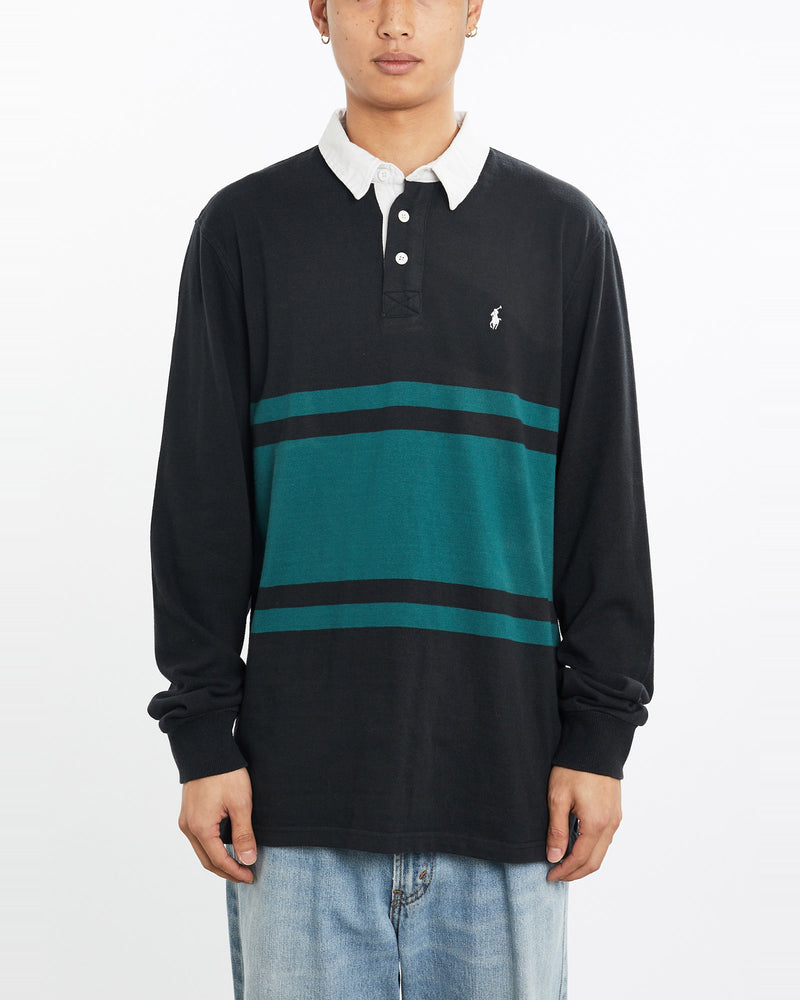 Vintage 90s Polo Ralph Lauren Rugby Shirt L The Real Deal