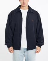 Vintage, 90s, Polo, Ralph, Lauren, Harrington, Jacket, The Real Deal, size double extra large, colour Navy, newtown, sydney, australia, thrift store, opshop, preloved, secondhand, sustainable, retro, antique, 70s, 80s, 90s, 2000s, 00s, fashion, clothing, streetwear, trendy, garment, style, boutique, store, shop, archive, sale, cheap, best, top, Jackets