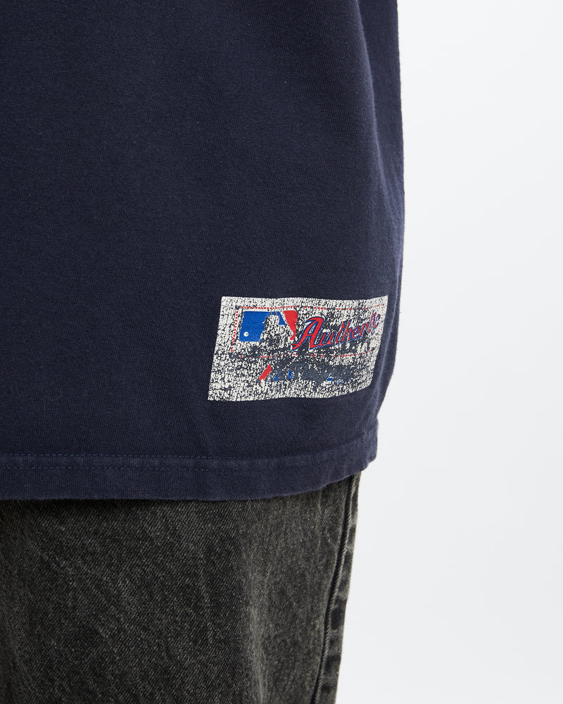 Vintage MLB Cleveland Indians Tee <br>XL , The Real Deal , newtown, sydney, australia, thrift store, opshop, preloved, secondhand, sustainable, retro, antique, 70s, 80s, 90s, 2000s, 00s, fashion, clothing, streetwear, trendy, garment, style, boutique, store, shop, archive, sale, cheap, best, top