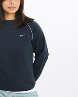 Vintage, Nike, Sweatshirt, The Real Deal, size double extra small, colour Navy, newtown, sydney, australia, thrift store, opshop, preloved, secondhand, sustainable, retro, antique, 70s, 80s, 90s, 2000s, 00s, fashion, clothing, streetwear, trendy, garment, style, boutique, store, shop, archive, sale, cheap, best, top, Sweats and hoodies