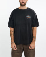 Vintage, John, Force, Racing, Tee, The Real Deal, size extra large, colour Black, newtown, sydney, australia, thrift store, opshop, preloved, secondhand, sustainable, retro, antique, 70s, 80s, 90s, 2000s, 00s, fashion, clothing, streetwear, trendy, garment, style, boutique, store, shop, archive, sale, cheap, best, top, T-Shirts