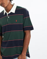 Vintage, 90s, Polo, Ralph, Lauren, Short, Sleeve, Rugby, Shirt, The Real Deal, size large, colour Multicolour, newtown, sydney, australia, thrift store, opshop, preloved, secondhand, sustainable, retro, antique, 70s, 80s, 90s, 2000s, 00s, fashion, clothing, streetwear, trendy, garment, style, boutique, store, shop, archive, sale, cheap, best, top, Shirts