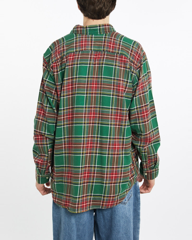 Vintage, 90s, Polo, Ralph, Lauren, Flannelette, Button, Up, Shirt, The Real Deal, size extra large, colour Multicolour, newtown, sydney, australia, thrift store, opshop, preloved, secondhand, sustainable, retro, antique, 70s, 80s, 90s, 2000s, 00s, fashion, clothing, streetwear, trendy, garment, style, boutique, store, shop, archive, sale, cheap, best, top, Shirts