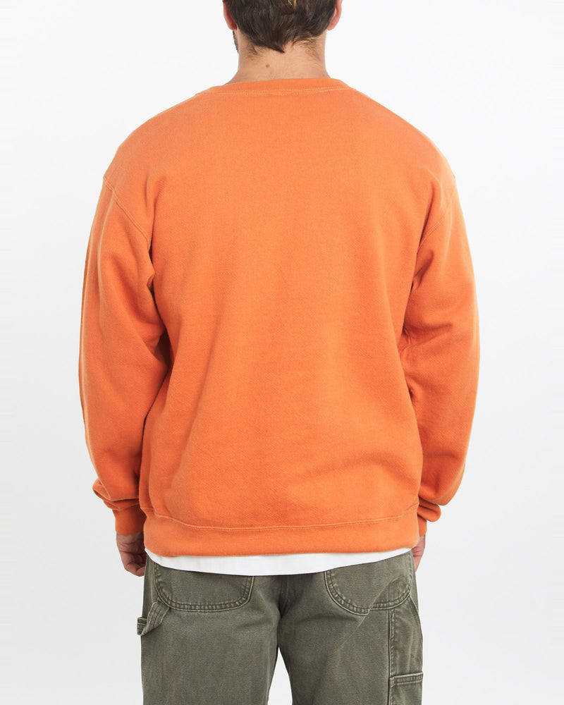 Vintage, Nike, Sweatshirt, The Real Deal, size large, colour Orange, newtown, sydney, australia, thrift store, opshop, preloved, secondhand, sustainable, retro, antique, 70s, 80s, 90s, 2000s, 00s, fashion, clothing, streetwear, trendy, garment, style, boutique, store, shop, archive, sale, cheap, best, top, Sweats and hoodies