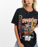 Vintage, 90s, NCAA, Syracuse, Orangemen, Tee, The Real Deal, size small, colour Black, newtown, sydney, australia, thrift store, opshop, preloved, secondhand, sustainable, retro, antique, 70s, 80s, 90s, 2000s, 00s, fashion, clothing, streetwear, trendy, garment, style, boutique, store, shop, archive, sale, cheap, best, top, T-Shirts