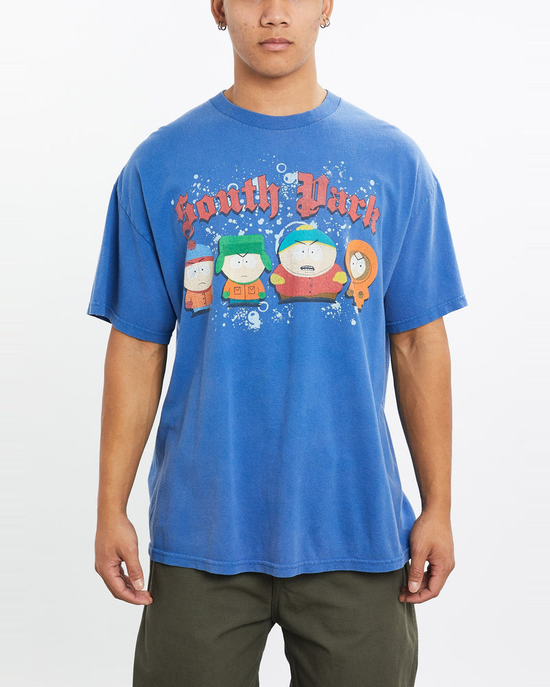 Vintage, South, Park, Cartoon, Tee, The Real Deal, size large, colour Blue, newtown, sydney, australia, thrift store, opshop, preloved, secondhand, sustainable, retro, antique, 70s, 80s, 90s, 2000s, 00s, fashion, clothing, streetwear, trendy, garment, style, boutique, store, shop, archive, sale, cheap, best, top, T-Shirts