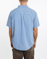 Vintage, 90s, Chaps, Ralph, Lauren, Short, Sleeve, Button, Up, Shirt, The Real Deal, size extra large, colour Blue, newtown, sydney, australia, thrift store, opshop, preloved, secondhand, sustainable, retro, antique, 70s, 80s, 90s, 2000s, 00s, fashion, clothing, streetwear, trendy, garment, style, boutique, store, shop, archive, sale, cheap, best, top, Shirts