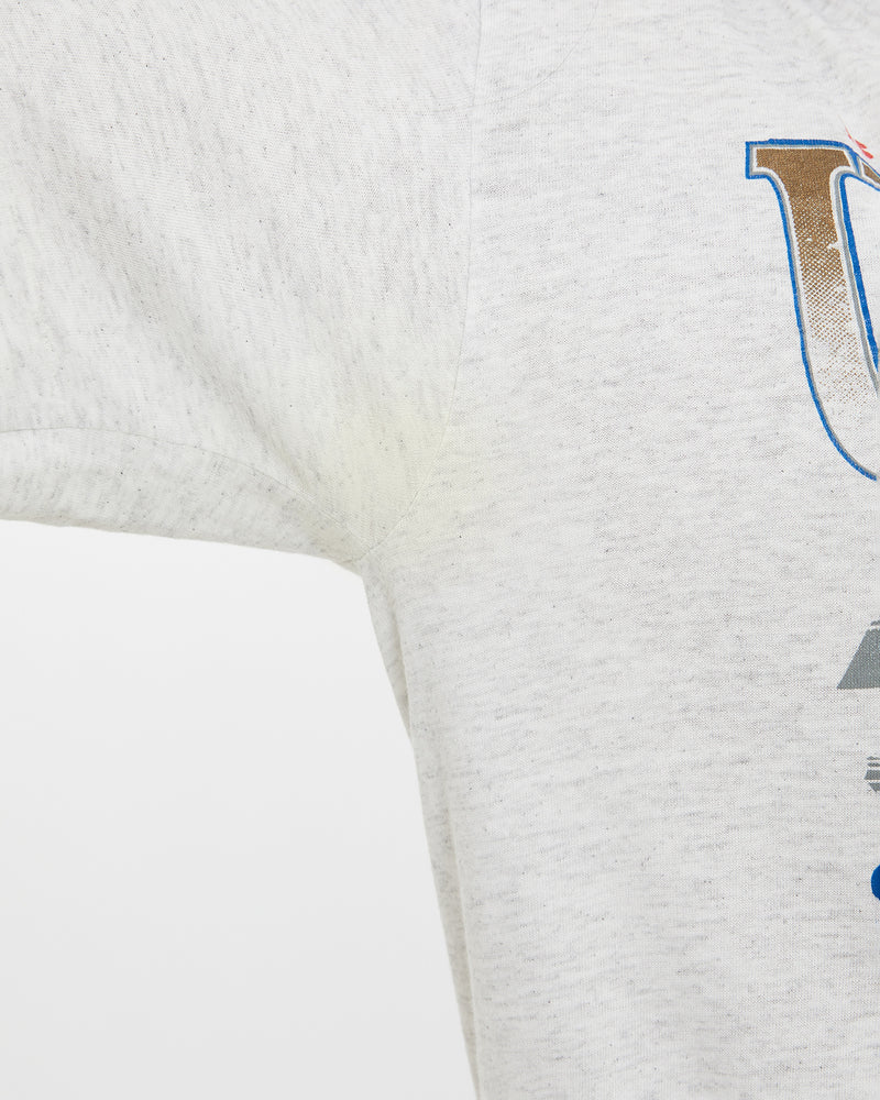 Vintage 1993 NFL Buffalo Bills Tee <br>S , The Real Deal , newtown, sydney, australia, thrift store, opshop, preloved, secondhand, sustainable, retro, antique, 70s, 80s, 90s, 2000s, 00s, fashion, clothing, streetwear, trendy, garment, style, boutique, store, shop, archive, sale, cheap, best, top