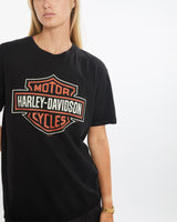 Vintage, Harley, Davidson, Tee, The Real Deal, size medium, colour Black, newtown, sydney, australia, thrift store, opshop, preloved, secondhand, sustainable, retro, antique, 70s, 80s, 90s, 2000s, 00s, fashion, clothing, streetwear, trendy, garment, style, boutique, store, shop, archive, sale, cheap, best, top, T-Shirts