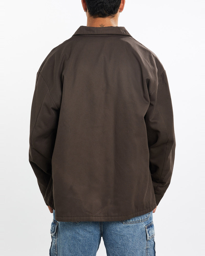 Vintage, Mechanic, Jacket, The Real Deal, size extra large, colour Brown, newtown, sydney, australia, thrift store, opshop, preloved, secondhand, sustainable, retro, antique, 70s, 80s, 90s, 2000s, 00s, fashion, clothing, streetwear, trendy, garment, style, boutique, store, shop, archive, sale, cheap, best, top, Jackets