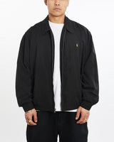 Vintage, 90s, Polo, Ralph, Lauren, Harrington, Jacket, The Real Deal, size extra large, colour Black, newtown, sydney, australia, thrift store, opshop, preloved, secondhand, sustainable, retro, antique, 70s, 80s, 90s, 2000s, 00s, fashion, clothing, streetwear, trendy, garment, style, boutique, store, shop, archive, sale, cheap, best, top, Jackets