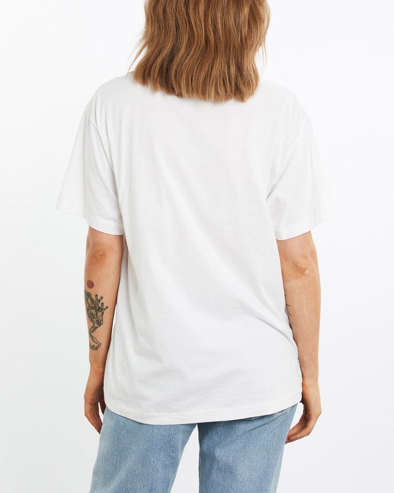 Vintage, Le, Coq, Sportif, International, Tee, The Real Deal, size medium, colour White, newtown, sydney, australia, thrift store, opshop, preloved, secondhand, sustainable, retro, antique, 70s, 80s, 90s, 2000s, 00s, fashion, clothing, streetwear, trendy, garment, style, boutique, store, shop, archive, sale, cheap, best, top, T-Shirts