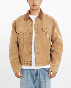 Vintage, 90s, Carhartt, Dayton, Trucker', Blanket, Lined, Jacket, The Real Deal, size extra large, colour Brown, newtown, sydney, australia, thrift store, opshop, preloved, secondhand, sustainable, retro, antique, 70s, 80s, 90s, 2000s, 00s, fashion, clothing, streetwear, trendy, garment, style, boutique, store, shop, archive, sale, cheap, best, top, Jackets