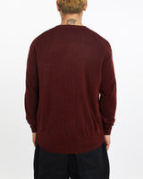 Vintage, 90s, Polo, Golf, Knit, Sweater, The Real Deal, size extra large, colour Burgundy, newtown, sydney, australia, thrift store, opshop, preloved, secondhand, sustainable, retro, antique, 70s, 80s, 90s, 2000s, 00s, fashion, clothing, streetwear, trendy, garment, style, boutique, store, shop, archive, sale, cheap, best, top, Sweats and hoodies