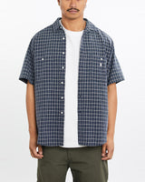 Vintage, 90s, Polo, Ralph, Lauren, Short, Sleeve, Button, Up, Shirt, The Real Deal, size large, colour Navy, newtown, sydney, australia, thrift store, opshop, preloved, secondhand, sustainable, retro, antique, 70s, 80s, 90s, 2000s, 00s, fashion, clothing, streetwear, trendy, garment, style, boutique, store, shop, archive, sale, cheap, best, top, Shirts