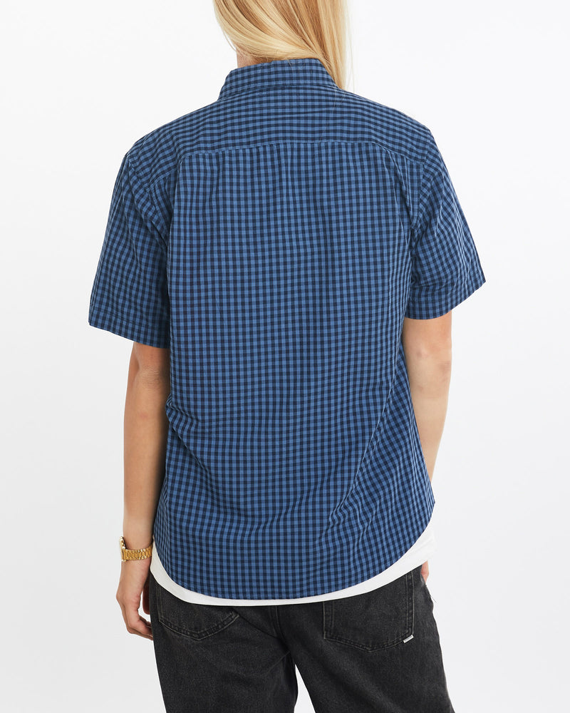 Vintage, 90s, Polo, Ralph, Lauren, Short, Sleeve, Button, Up, Shirt, The Real Deal, size medium, colour Blue, newtown, sydney, australia, thrift store, opshop, preloved, secondhand, sustainable, retro, antique, 70s, 80s, 90s, 2000s, 00s, fashion, clothing, streetwear, trendy, garment, style, boutique, store, shop, archive, sale, cheap, best, top, Shirts