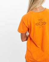 Vintage, Harley, Davidson, Tee, The Real Deal, size extra small, colour Orange, newtown, sydney, australia, thrift store, opshop, preloved, secondhand, sustainable, retro, antique, 70s, 80s, 90s, 2000s, 00s, fashion, clothing, streetwear, trendy, garment, style, boutique, store, shop, archive, sale, cheap, best, top, T-Shirts