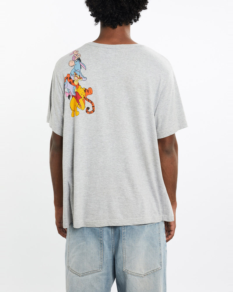 Vintage, Disney, Winnie, The, Pooh, Tee, The Real Deal, size medium, colour Grey, newtown, sydney, australia, thrift store, opshop, preloved, secondhand, sustainable, retro, antique, 70s, 80s, 90s, 2000s, 00s, fashion, clothing, streetwear, trendy, garment, style, boutique, store, shop, archive, sale, cheap, best, top, T-Shirts