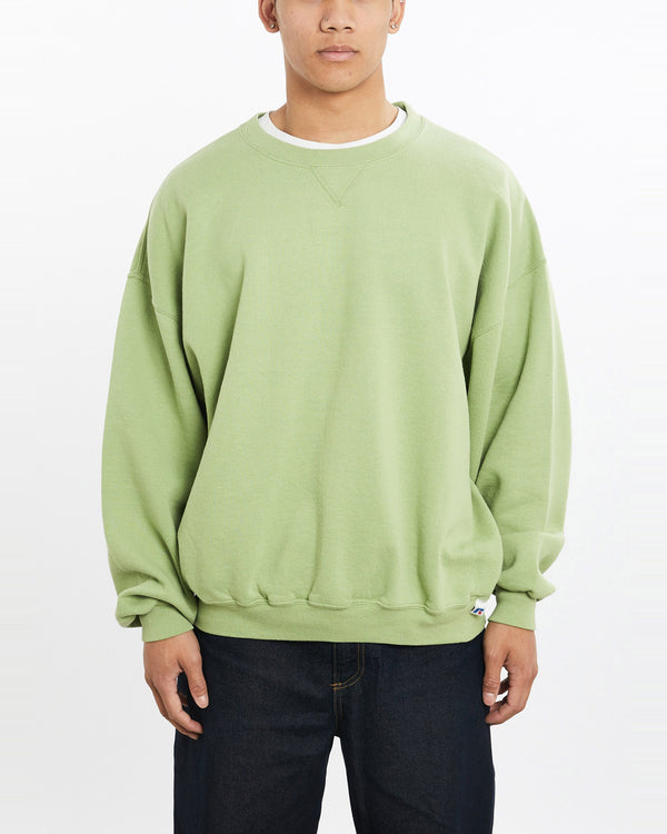 Vintage, Russell, Athletic, Sweatshirt, The Real Deal, size large, colour Green, newtown, sydney, australia, thrift store, opshop, preloved, secondhand, sustainable, retro, antique, 70s, 80s, 90s, 2000s, 00s, fashion, clothing, streetwear, trendy, garment, style, boutique, store, shop, archive, sale, cheap, best, top, Sweats and hoodies