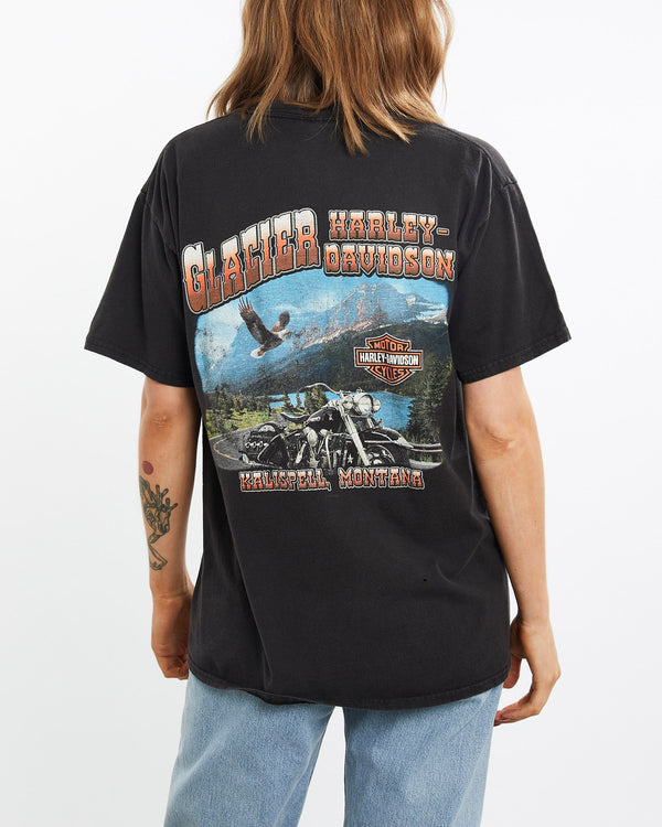 Vintage, Harley, Davidson, Tee, The Real Deal, size medium, colour Black, newtown, sydney, australia, thrift store, opshop, preloved, secondhand, sustainable, retro, antique, 70s, 80s, 90s, 2000s, 00s, fashion, clothing, streetwear, trendy, garment, style, boutique, store, shop, archive, sale, cheap, best, top, T-Shirts