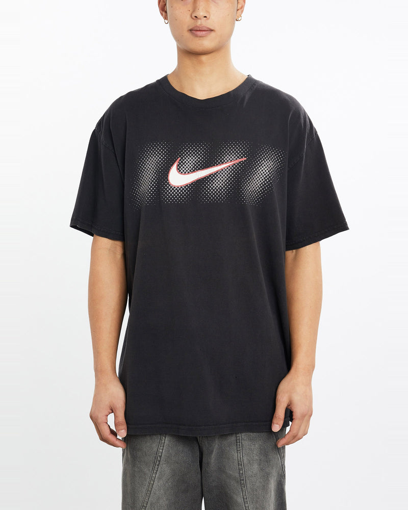 Vintage, Nike, Tee, The Real Deal, size large, colour Black, newtown, sydney, australia, thrift store, opshop, preloved, secondhand, sustainable, retro, antique, 70s, 80s, 90s, 2000s, 00s, fashion, clothing, streetwear, trendy, garment, style, boutique, store, shop, archive, sale, cheap, best, top, T-Shirts