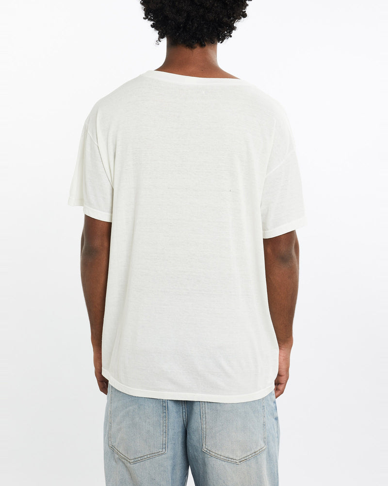 Vintage, 80s, California, Tee, The Real Deal, size large, colour White, newtown, sydney, australia, thrift store, opshop, preloved, secondhand, sustainable, retro, antique, 70s, 80s, 90s, 2000s, 00s, fashion, clothing, streetwear, trendy, garment, style, boutique, store, shop, archive, sale, cheap, best, top, T-Shirts