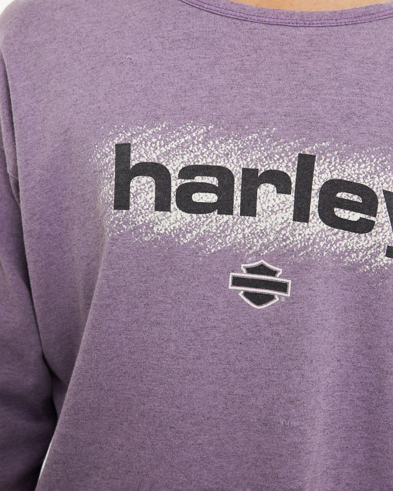 Vintage 1996 Harley Davidson Long Sleeve Tee <br>M , The Real Deal , newtown, sydney, australia, thrift store, opshop, preloved, secondhand, sustainable, retro, antique, 70s, 80s, 90s, 2000s, 00s, fashion, clothing, streetwear, trendy, garment, style, boutique, store, shop, archive, sale, cheap, best, top