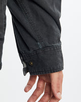 Vintage 90s Carhartt Flannel Lined Button Up Shirt <br>XXL , The Real Deal , newtown, sydney, australia, thrift store, opshop, preloved, secondhand, sustainable, retro, antique, 70s, 80s, 90s, 2000s, 00s, fashion, clothing, streetwear, trendy, garment, style, boutique, store, shop, archive, sale, cheap, best, top